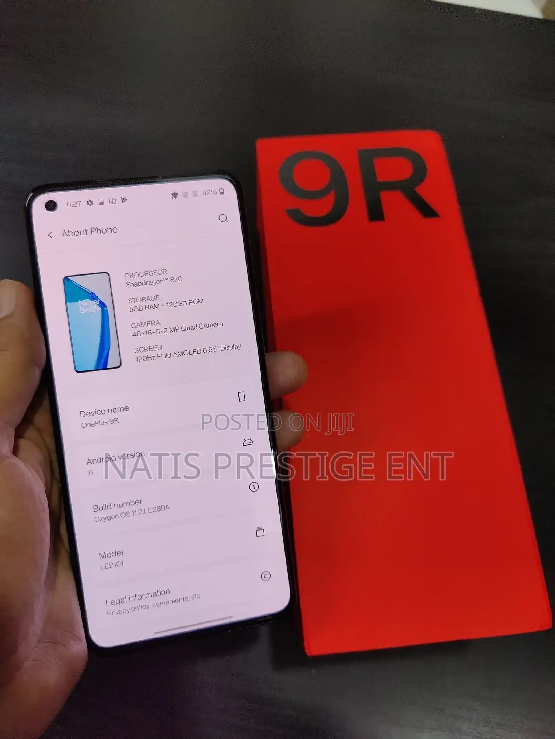 New OnePlus 9R 256 GB Black