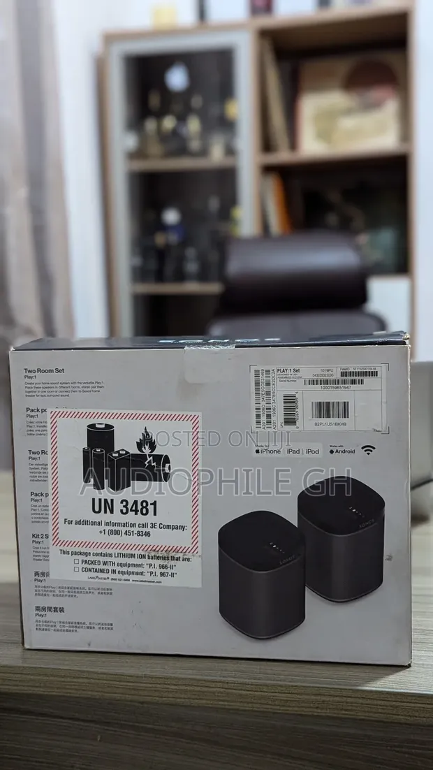 SONOS Play:1 2-Room Streaming Music Starter Set Bundle in North