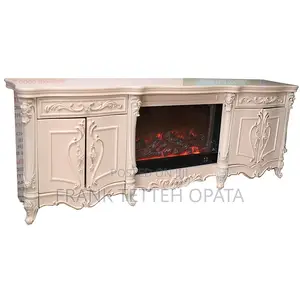 Classic Electrified Fireplace Tv Stand for Smart Home