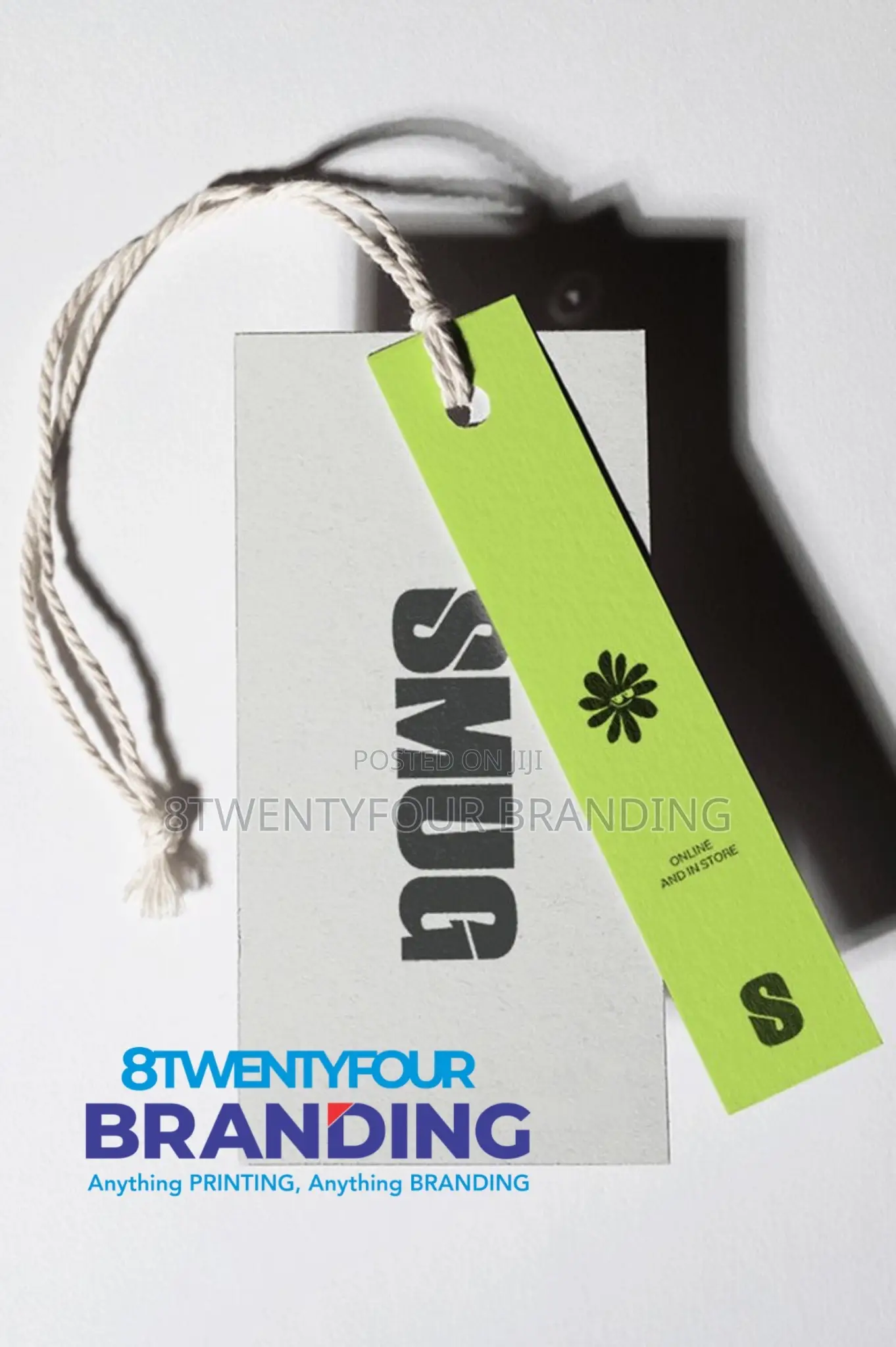 Hanging Cloth Tags (Minimum Order 150pcs)