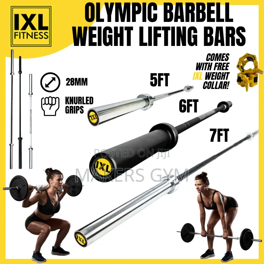 Olympic Barbell 7ft 6ft 5ft