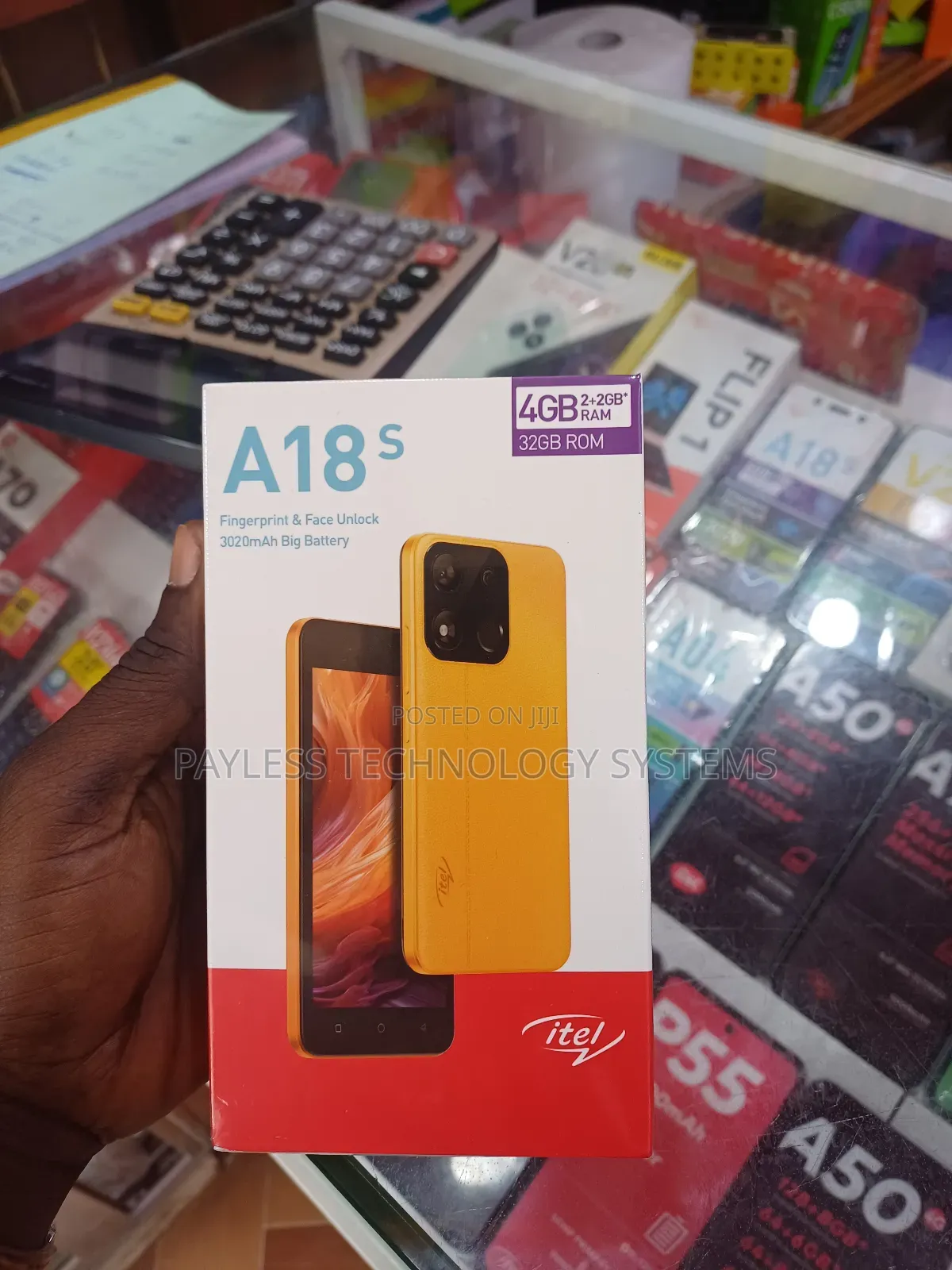New Itel A18s 32 GB Blue