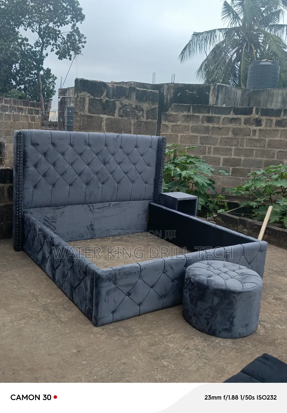 Queen Size Bed Frames With Side Drawer And Ottoman