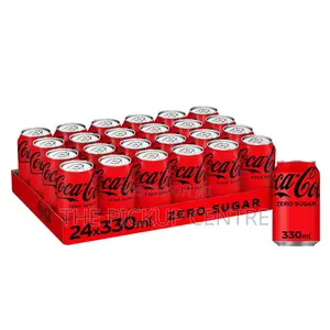 Coca-Cola Coke Zero Sugar Soft Drink Cans 24 X 330ml