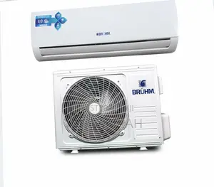 Sleek Designed Bruhm 1.5hp R410 Gas Electric Ac(White).