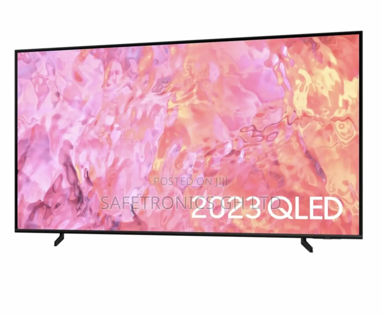 Extremely Black Samsung Qled 4k Smart UHD 55 Inch Tv  