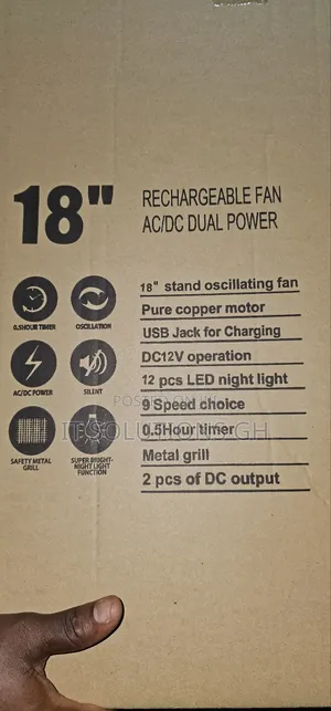 Solar Fan With LED Light