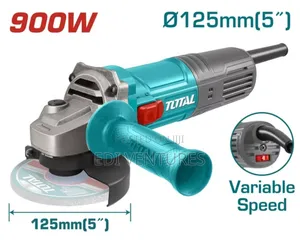 Total 900w Angle Grinder With Variable Speed Control