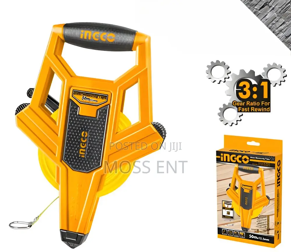 Fibreglass Measuring Tape 50mx12.5mm - Hfmt8250