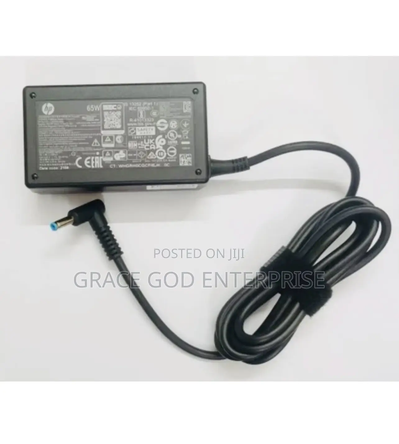 Original Hp Blue Pin Charger 65w/45w