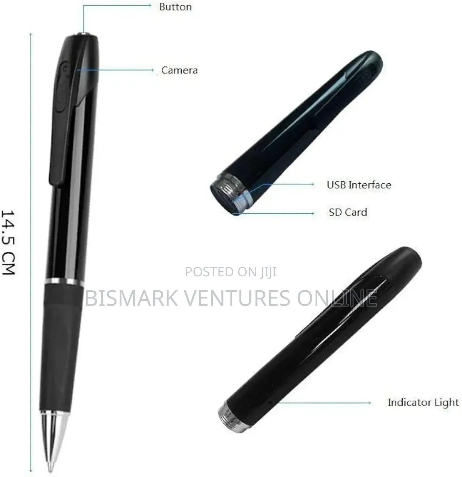12mp Spy Camera Hd 1080p Hidden Camera Pen V8