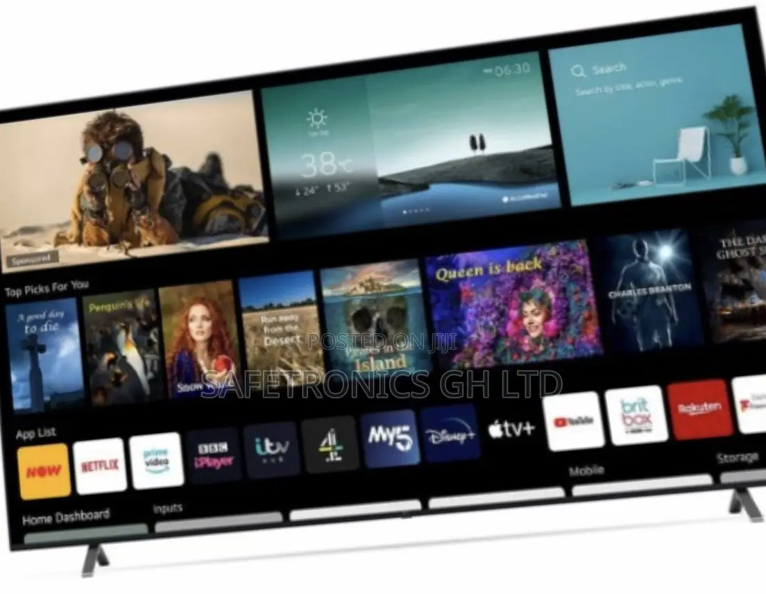 Lastest 82 Inch Smart Led UHD LG UP80 (Black) Tv 