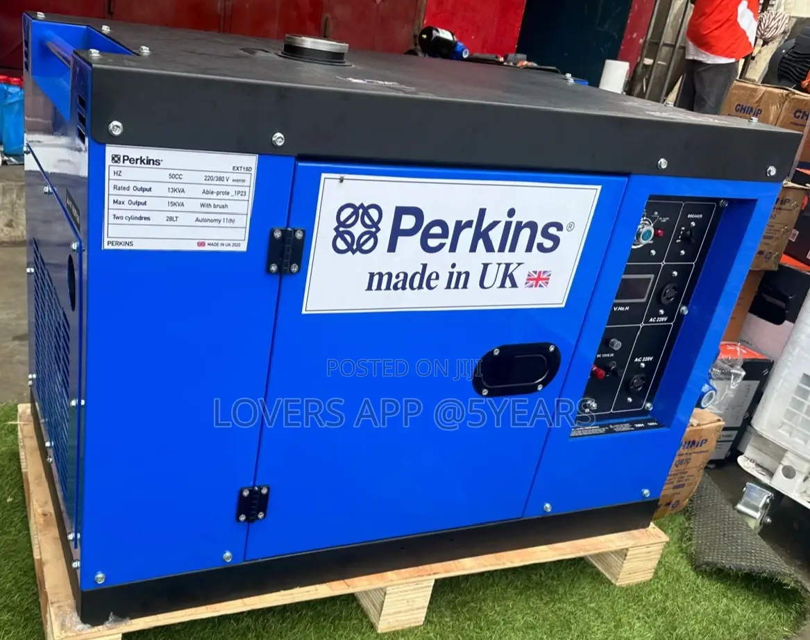 UK Made Perkins Generator 15kva 16500W Silent Diesel Geneset