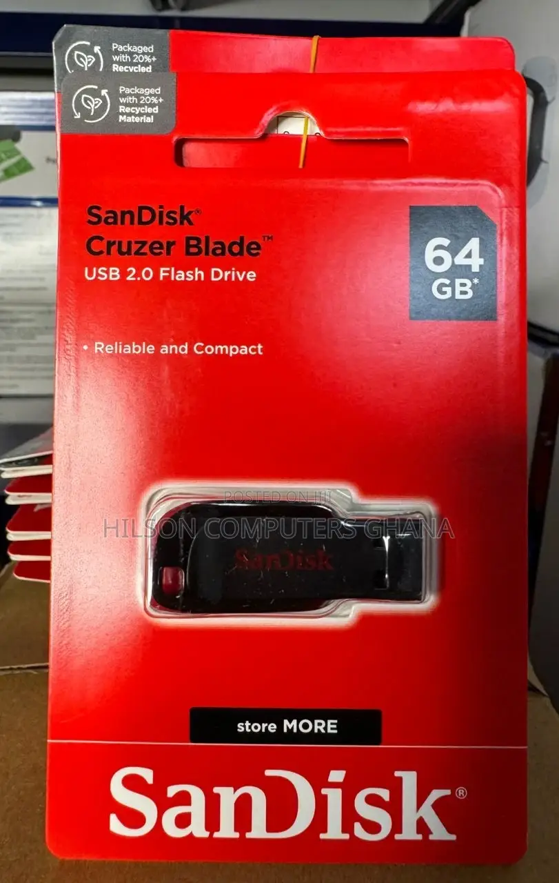 Sandisk Cruzer Blade 2.0 Flashdrive 64gb