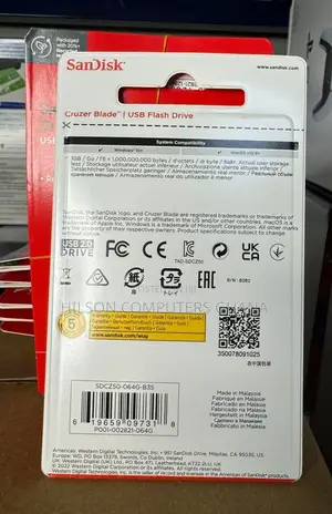Sandisk Cruzer Blade 2.0 Flashdrive 128gb