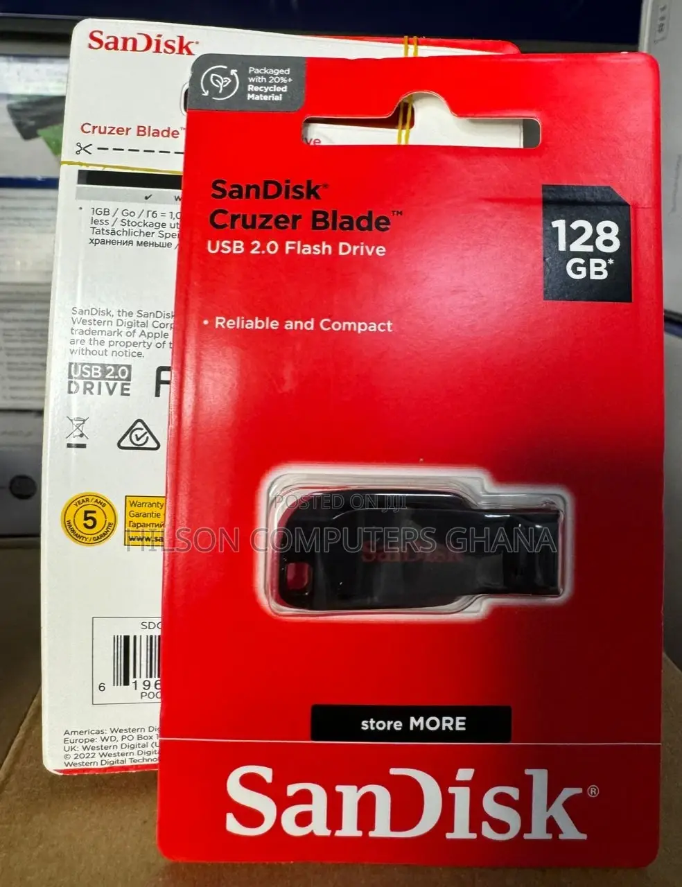 Sandisk Cruzer Blade 2.0 Flashdrive 128gb