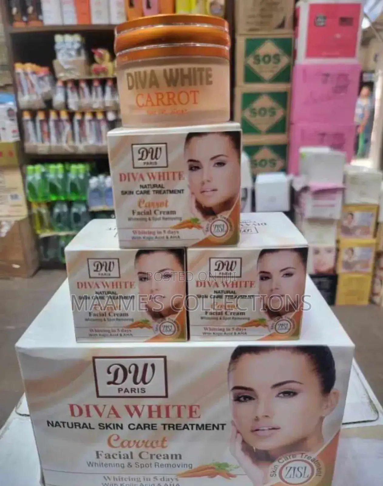 Diva White Carrot Facial Cream