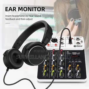 Audio Mixer. Professional Recording Sound Card