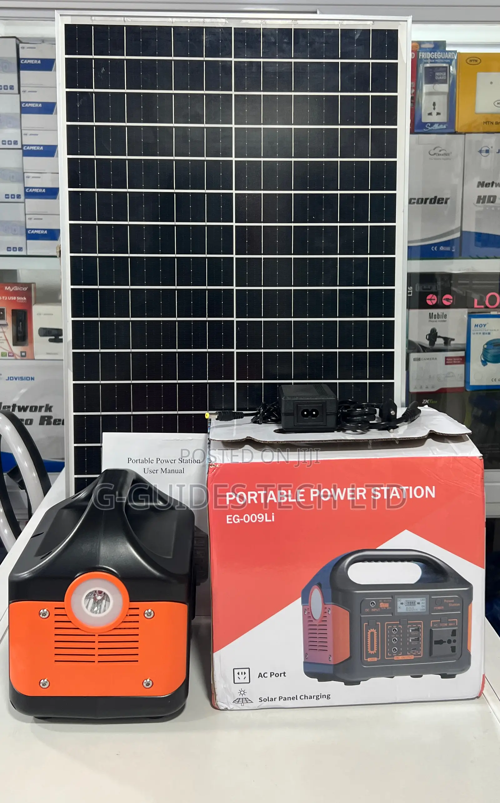 300w Multi-Function Portable Power Station With Solar Panel