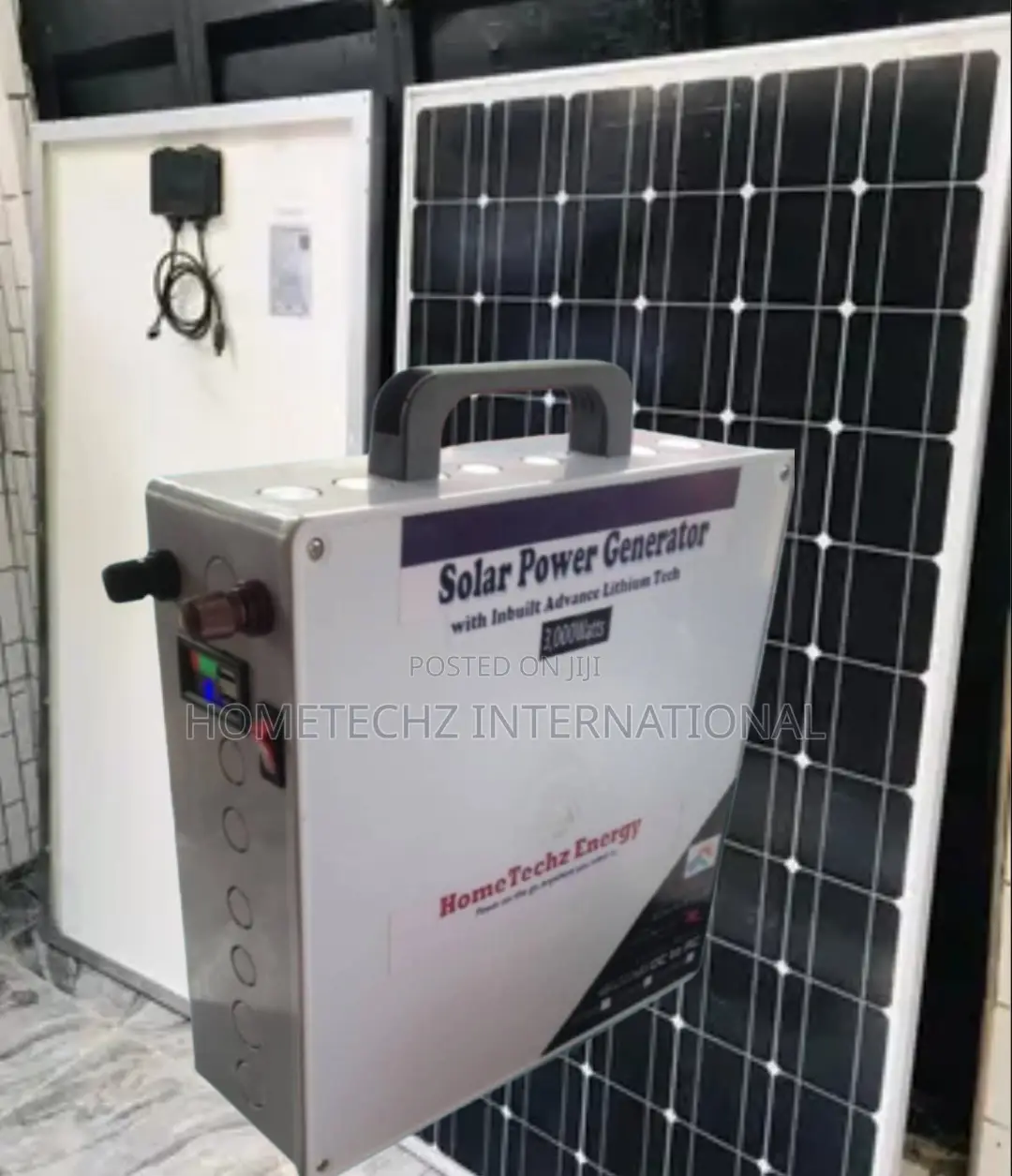 Affordable 3,000watts Lithium Solar Generator + Solar Panel
