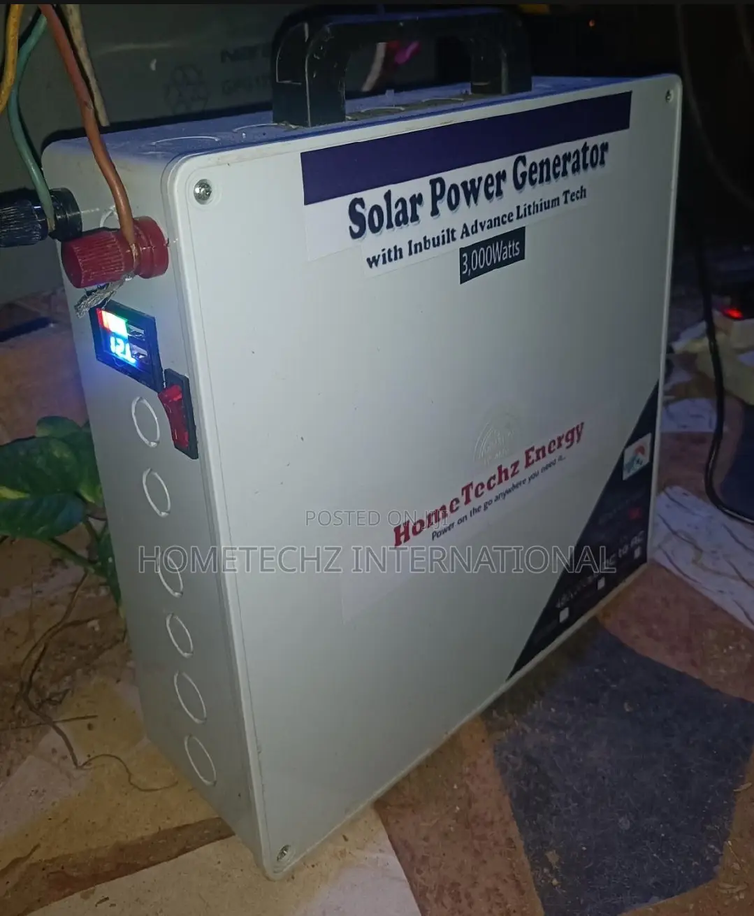 Affordable 3,000watts Lithium Solar Generator + Solar Panel