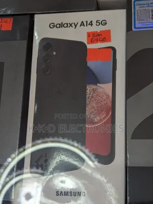 New Samsung Galaxy A14 5G 64 GB Black