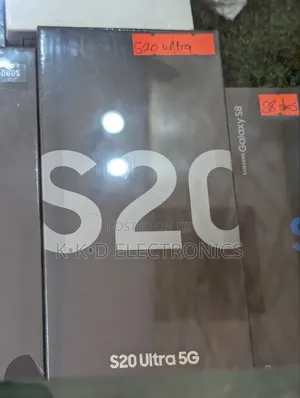 New Samsung Galaxy S20 Ultra 5G 128 GB Black