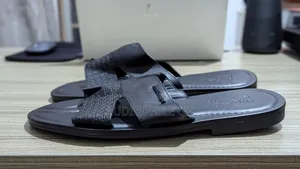Pitot Anteni Men's Leather Slippers