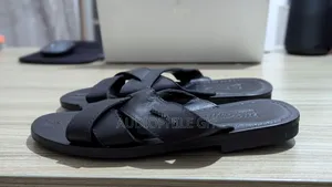 Pitot Anteni Men's Leather Slippers