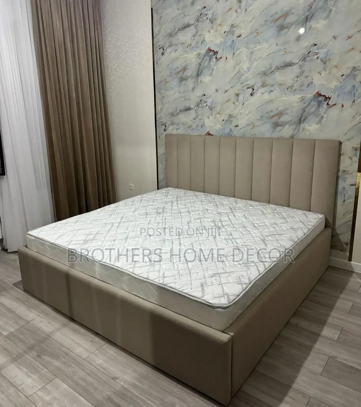 Queen Size Bedframe and Mattress
