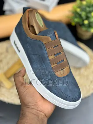 Timberland Navy and Brown Sneaker