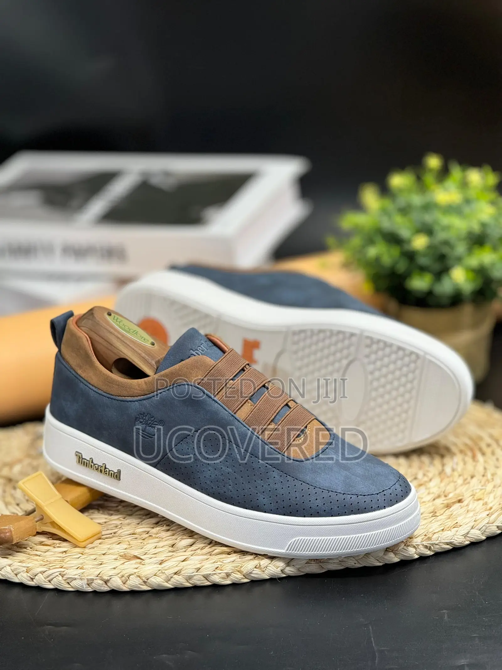 Timberland Navy and Brown Sneaker