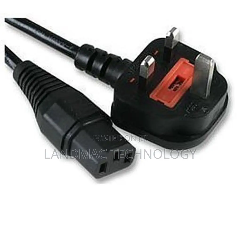 Computer Power Cable Cord For Desktops PC And Printers/Monit