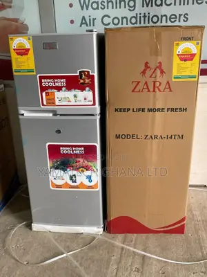 Zara 108 Litre Double Door Fridge With Top Freezer