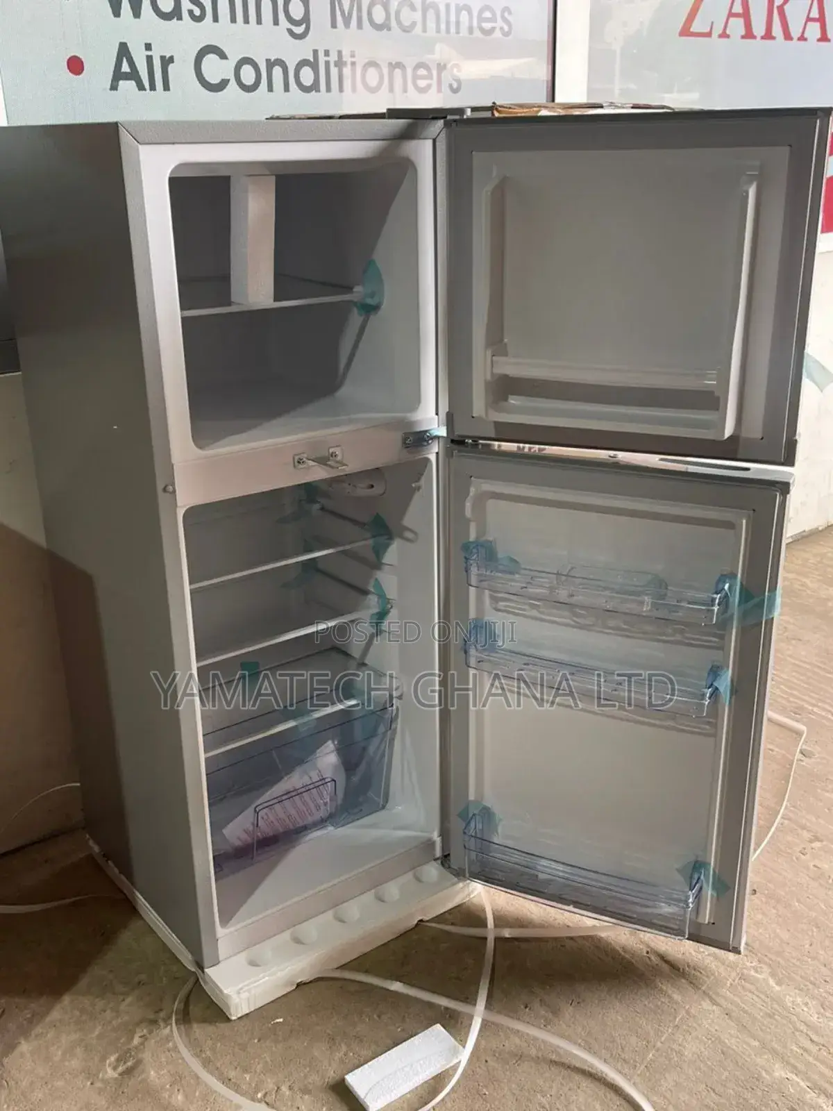 Zara 108 Litre Double Door Fridge With Top Freezer
