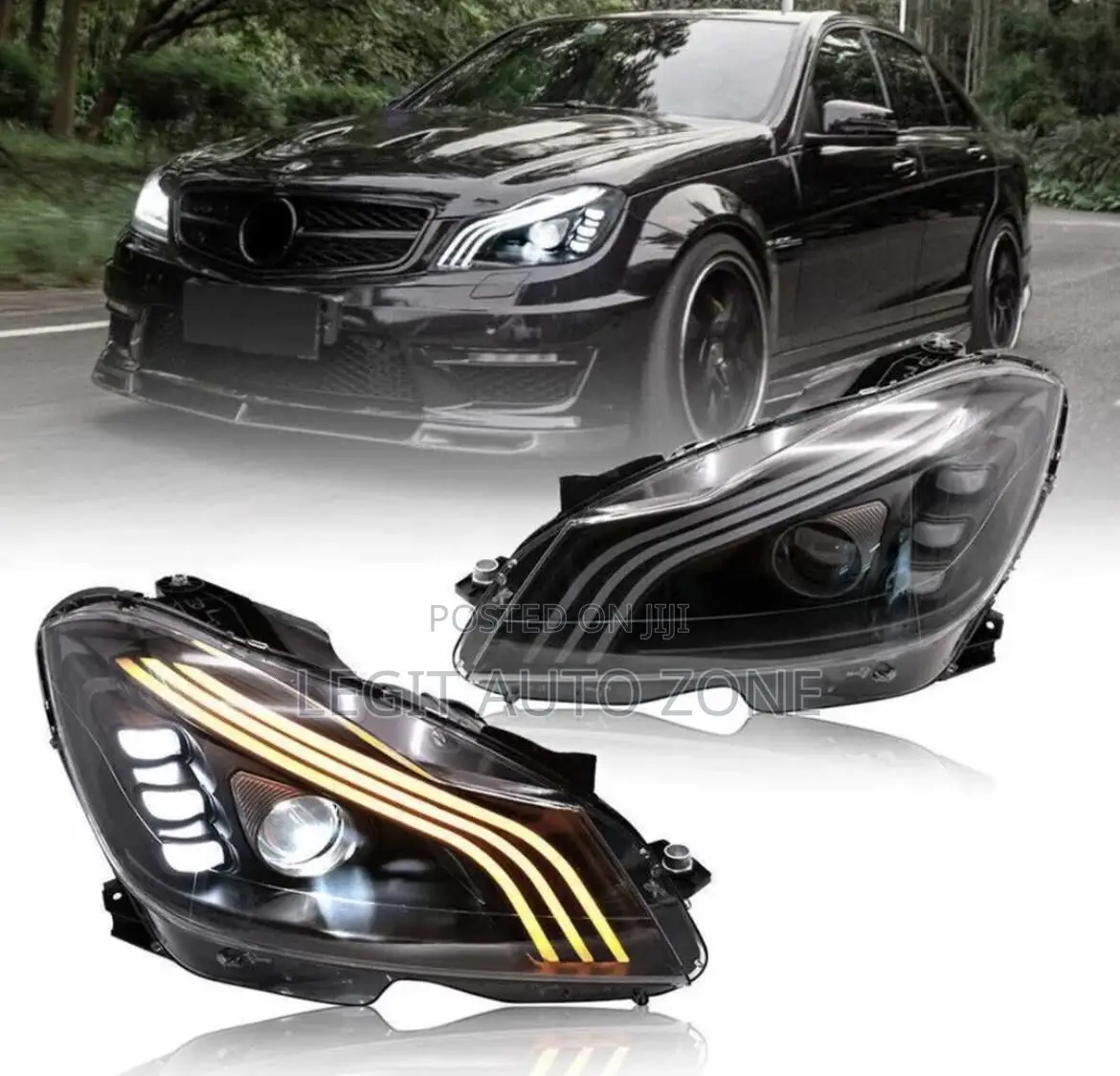 Mercedes Benz C250 Spec Headlights