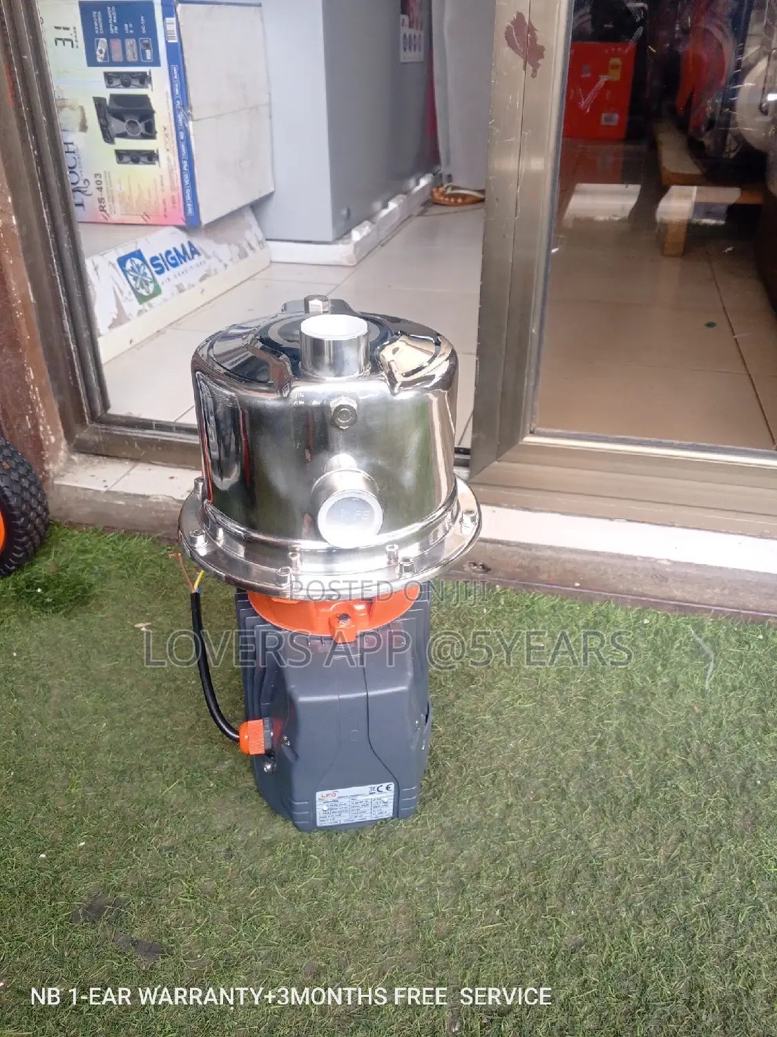 Leo Water Pump Stainless Steel Jet Pump 1.0HP Super Strong