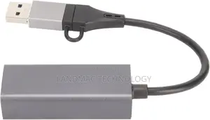 USB C to Ethernet Adapter, Driver Free RJ45 to USB C, 1000mb
