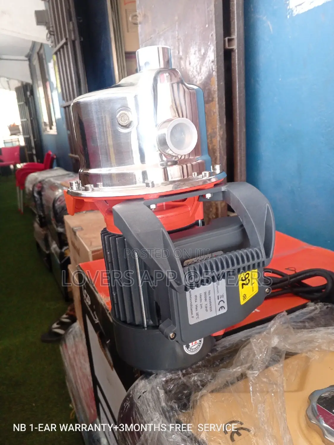 Leo Water Pump 1.5HP Stainless Steel Jet Pump Super Quality