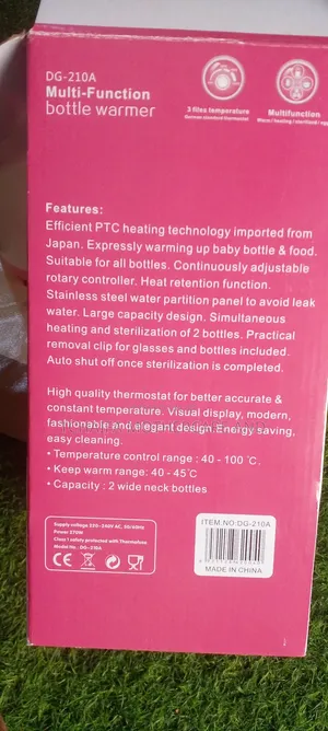 Multifunctional Bottle Warmer