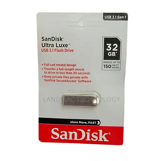 Sandisk Ultra Luxe USB 32GB Flash Drive in East Legon