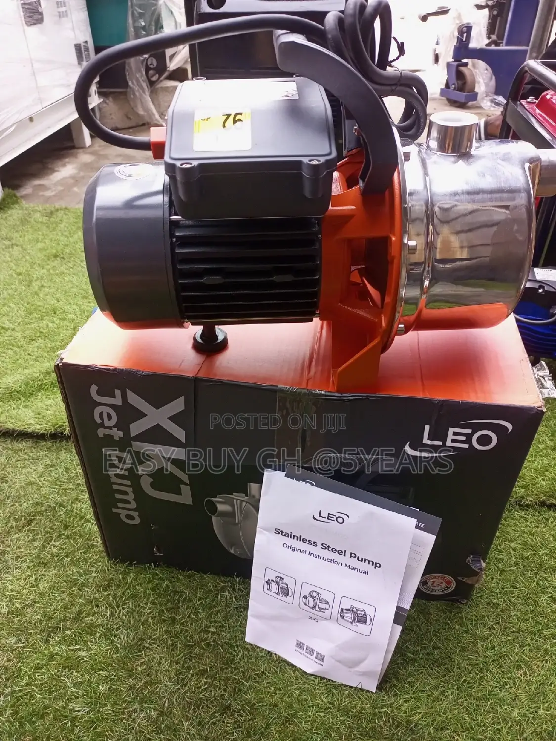 Jet Water Pum Steel Jet Leo Water Pump Quality Brand 1.5hp