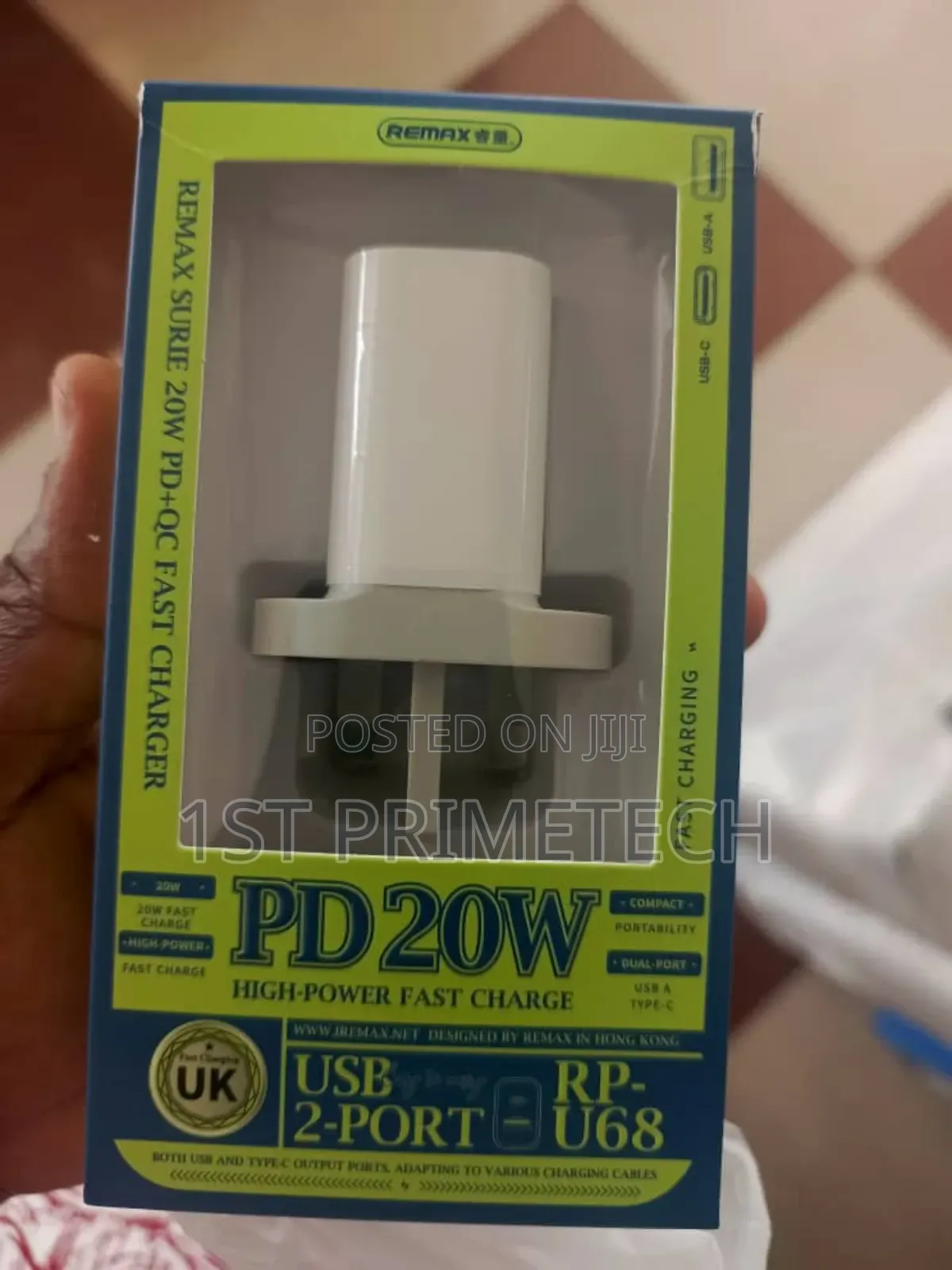 Remax 20w Fast Charging Adapter