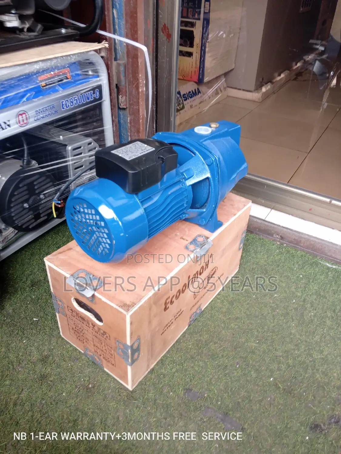 Super Quality Ecoolmax 1.5HP Water Pump Water Pump
