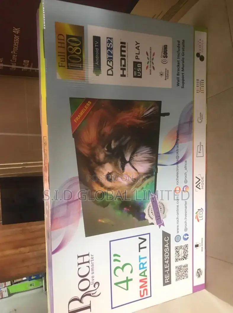 Wonderful Roch RH-LE43DSA1-A Smart Led TV Full Hd-43