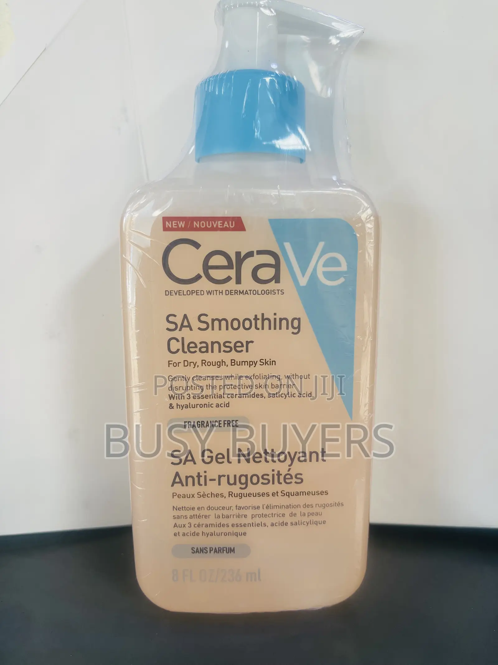 Cerave Sa Smoothing Cleanser for Rough,Bumpy Skin