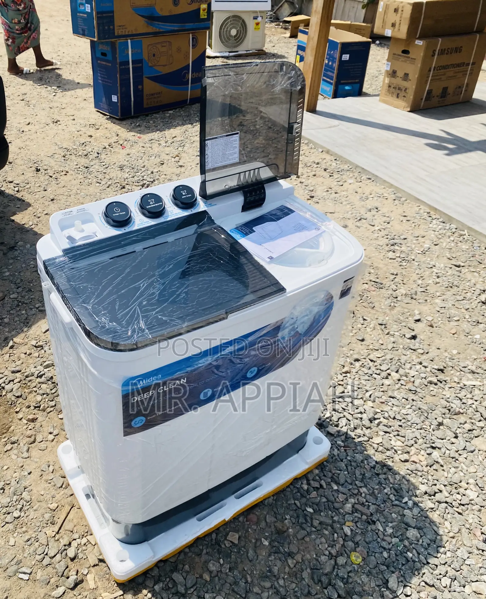 Long Lasting Midea 7kg Spin/Dry Electric Washing Machine.
