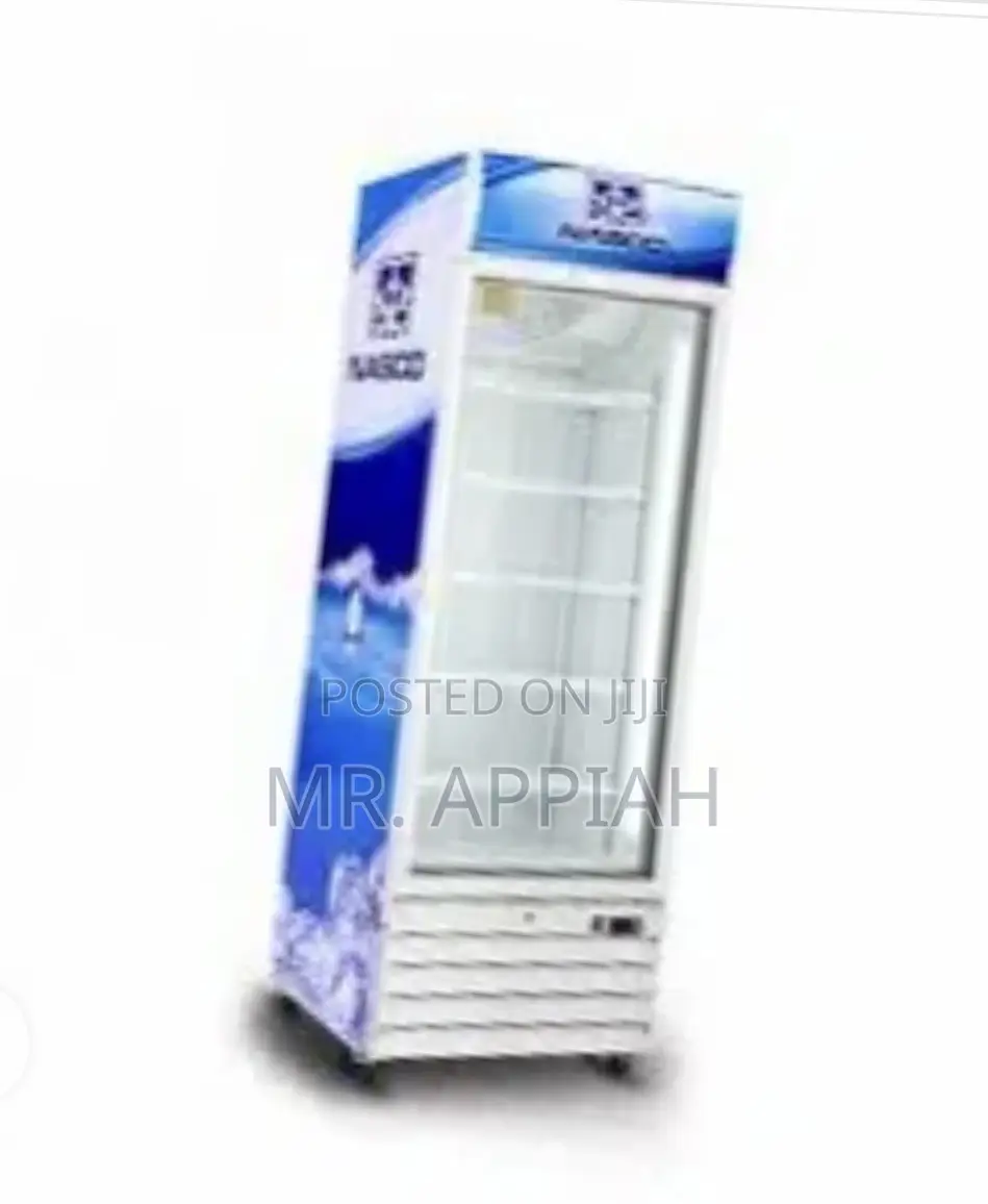 Sleek Nasco Nas-Fl350-1dr 1 Door Electric Display Fridge