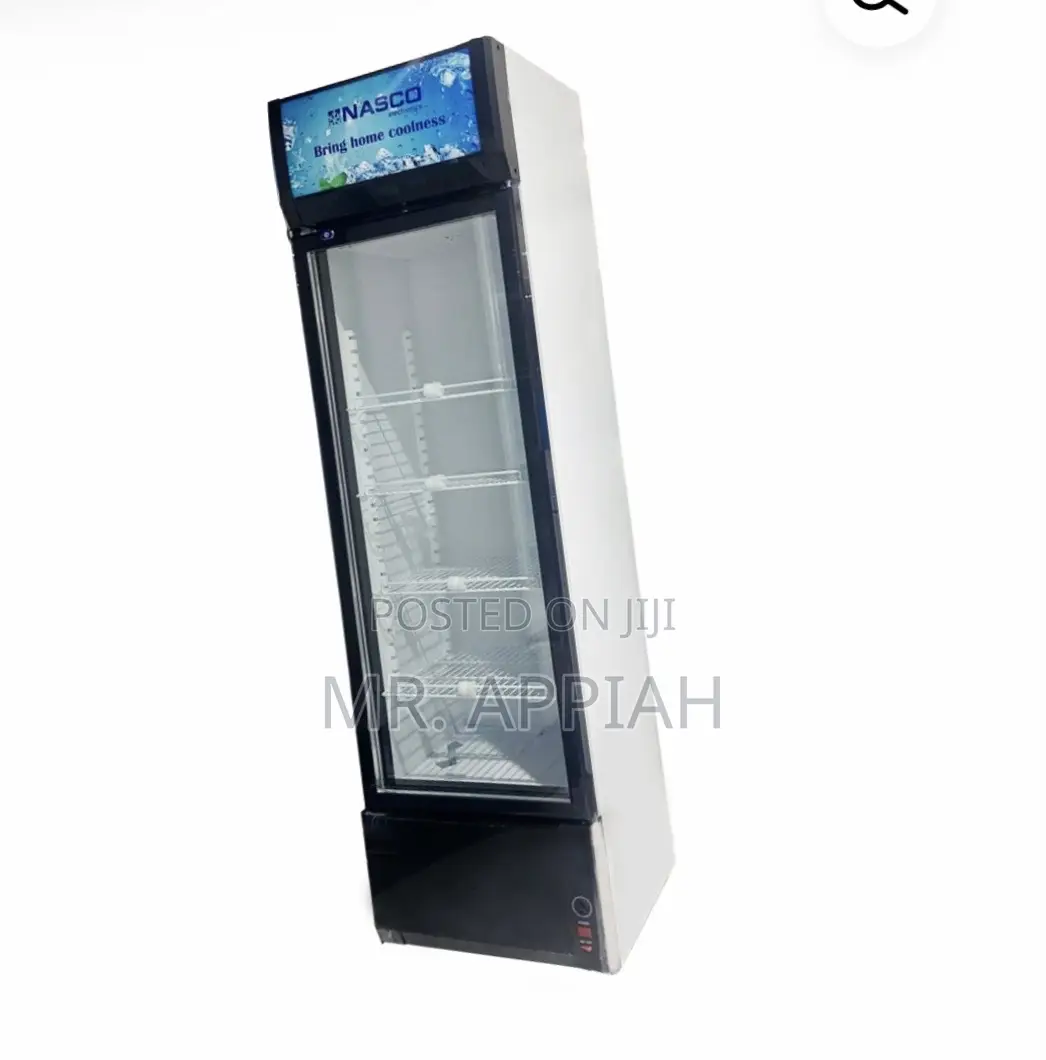 Sleek Nasco Nas-Fl360-1dr 1 Door Electric Display Fridge