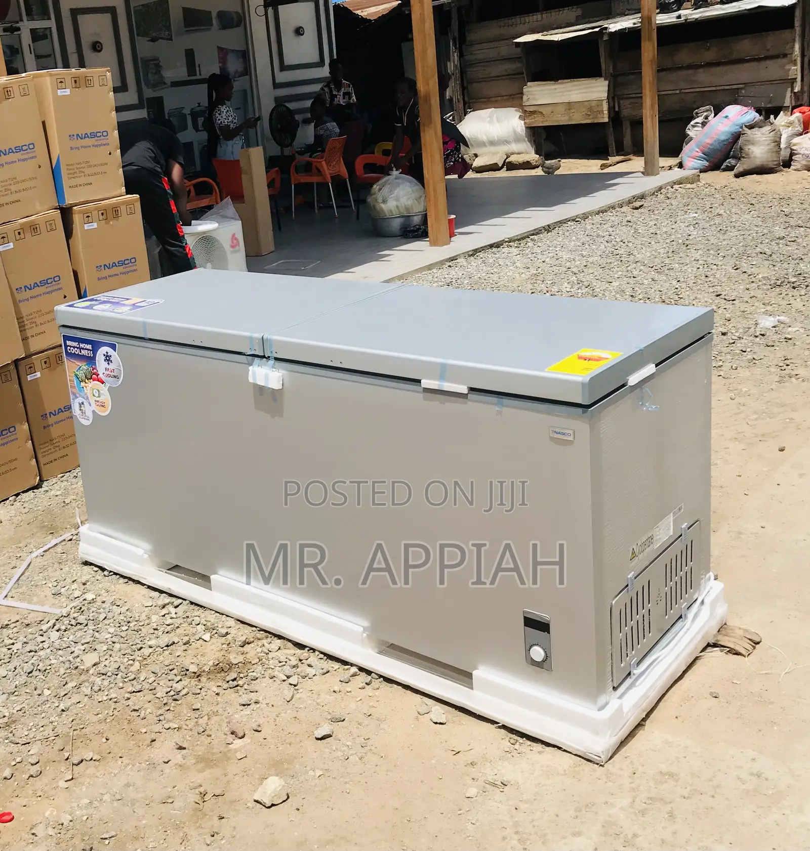 Sleek Designed Nasco Nas 900, 675 L 2 Door Electric Freezer